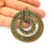 Antique Bronze Tribal Pendant Antique Bronze Plated Pendant (58mm) G8618