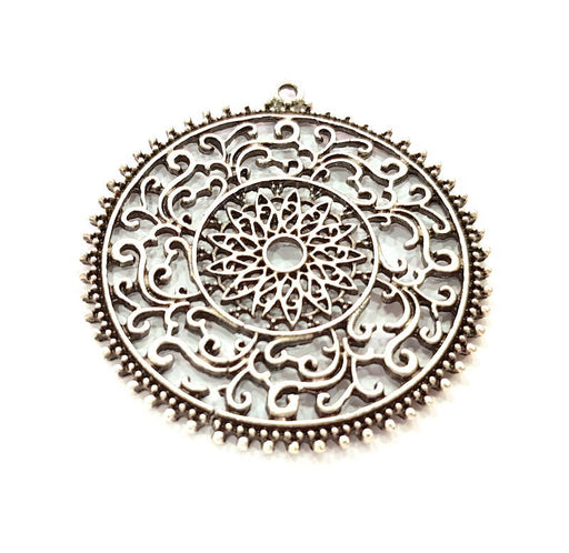 Silver Pendant Antique Silver Pendants (48 mm) G8697