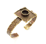 Hammered Bracelet Blanks Bangle Blanks Cuff Blanks Adjustable Bracelet Blank Antique Bronze Plated Brass (10mm Blanks) G8726
