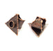 Copper Ring Blank inlay Ring Blank Mosaic Ring Bezel Base Settings Cabochon Mountings (10mm blank ) Antique Copper Plated Brass G8741