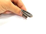 Copper Ring Blank inlay Ring Blank Mosaic Ring Bezel Base Settings Cabochon Mountings (32x10mm blank ) Antique Copper Plated Brass G8742