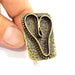 Antique Bronze Ring Blank inlay Ring Blank Mosaic Bezel Base Settings Cabochon Mountings (34x26mm blank ) Antique Bronze Plated Brass G8745