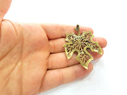 Antique Bronze Pendant Blank inlay Blank Mosaic Blank Resin Blank Bezel Base Setting Mountings Antique Bronze Plated Brass ( 62x50mm ) G8762
