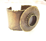 Hammered Bracelet Blanks Bangle Blanks Cuff Blanks Adjustable Bracelet Blank Antique Bronze Plated Brass (20mm Blanks) G8766