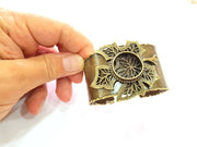 Bracelet Blanks Bangle Blanks Cuff Blanks Adjustable Bracelet Blank Antique Bronze Plated Brass (20mm Blanks) G8767