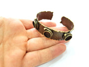 Hammered Bracelet Blanks Bangle Blanks Cuff Blanks Adjustable Bracelet Blank Antique Bronze Plated Brass (10mm Blanks) G8773