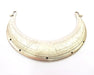 Large Pendant Antique Silver Plated Pendant Collar Pendant  (145x32mm)  G8306