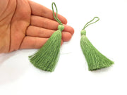 2 Pickle Green Tassel (78 mm - 3 inches) G8307