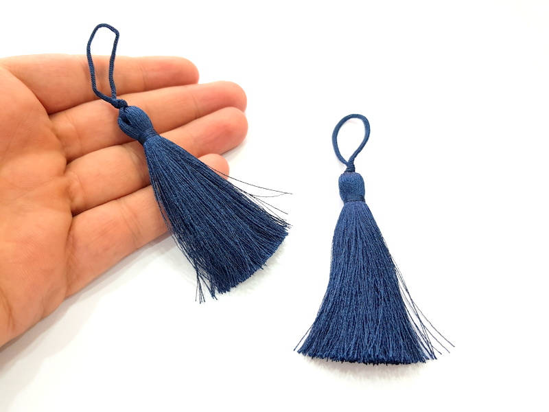 2 Night Blue Tassel (78 mm - 3 inches) G8308