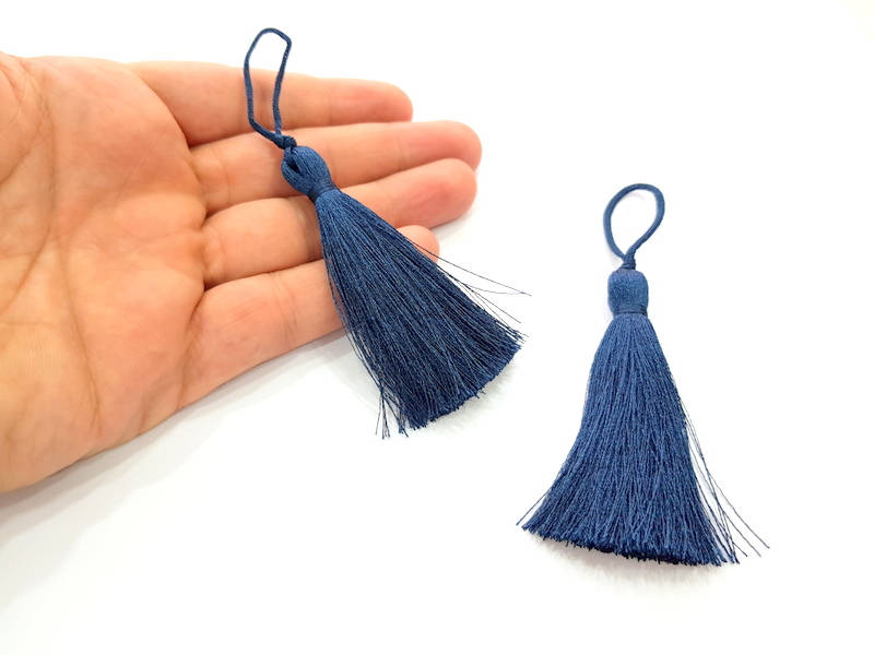 2 Night Blue Tassel (78 mm - 3 inches) G8308