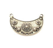 Silver Pendant Antique Silver Plated Pendants (57x24mm) G8313