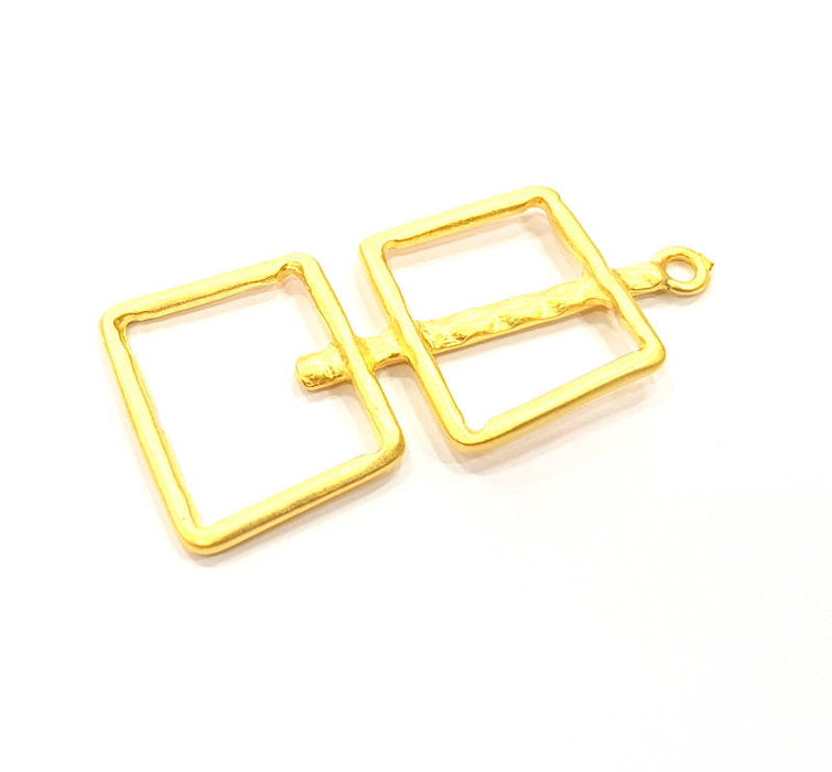 Gold Charm Gold Plated Charms  (55x25mm)  G8831