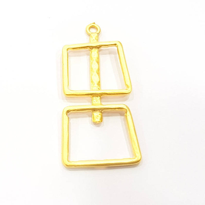 Gold Charm Gold Plated Charms  (55x25mm)  G8831