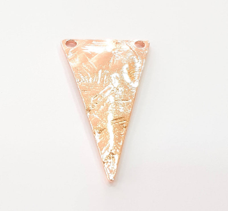 Rose Gold Triangle Pendant Rose Gold Plated Pendant (42x23 mm) G8397