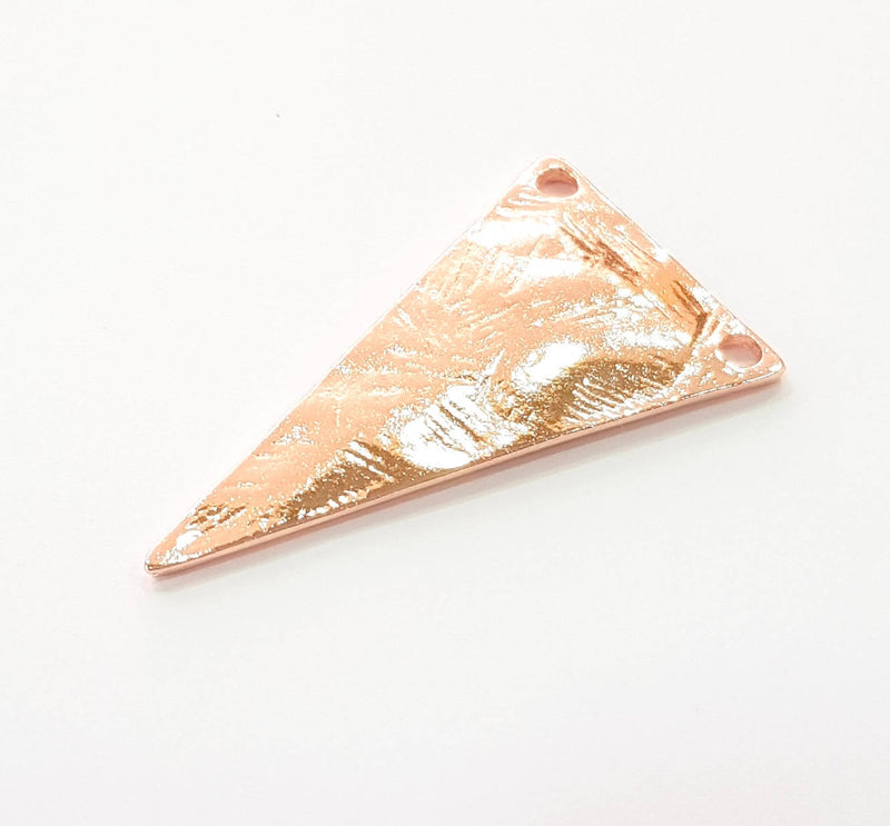 Rose Gold Triangle Pendant Rose Gold Plated Pendant (42x23 mm) G8397