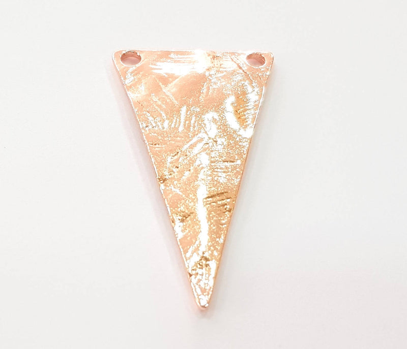 Rose Gold Triangle Pendant Rose Gold Plated Pendant (42x23 mm) G8397