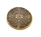 2 Antique Bronze Plated Pendant (34mm) G8402