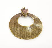 Antique Bronze Pendant Antique Bronze Plated Pendant (58x49mm) G8403