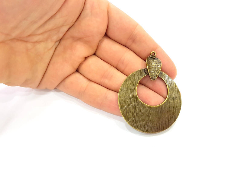 Antique Bronze Pendant Antique Bronze Plated Pendant (58x49mm) G8403