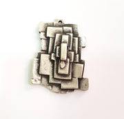 Silver Pendant Antique Silver Plated Pendant (41x32mm) G8853