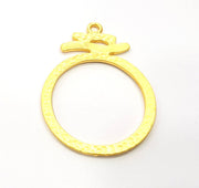 Gold Charm Gold Plated Charms  (48x35mm)  G8907