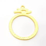 Gold Charm Gold Plated Charms  (48x35mm)  G8907