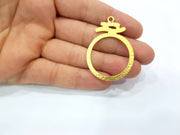 Gold Charm Gold Plated Charms  (48x35mm)  G8907