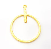 Gold Charm Gold Plated Charms  (53x37mm)  G9431