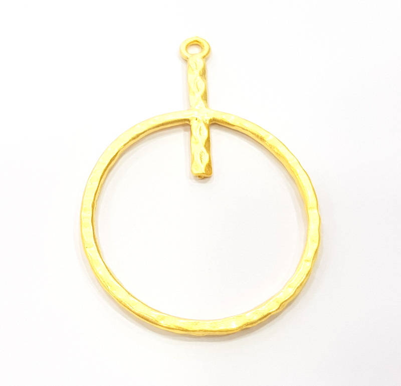 Gold Charm Gold Plated Charms  (53x37mm)  G9431