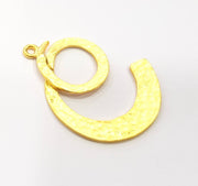 Gold Charm Gold Plated Charms  (47x34mm)  G8911