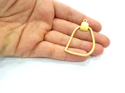 Gold Charm Gold Plated Charms  (52x35mm)  G8912