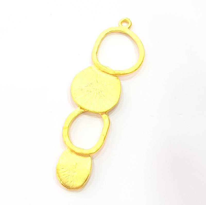 Gold Charm Gold Plated Charms  (72x20mm)  G8913
