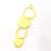Gold Charm Gold Plated Charms  (72x20mm)  G8913