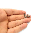 20 Antique Copper Charm Antique Copper Plated Charm (18x7mm) G8920