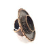 Copper Ring Blank inlay Ring Blank Mosaic Ring Bezel Base Settings Cabochon Mountings (20mm blank ) Antique Copper Plated Brass G8931
