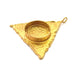 Raw Brass Pendant Blank Mosaic Base Blank inlay Blank Necklace Blank Resin Blank Mountings Cabochon Bezel Base  (20mm blank) G8949