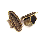 Antique Bronze Ring Blank inlay Ring Blank Mosaic Bezel Base Settings Cabochon Mountings (35x10mm Blank ) Antique Bronze Plated Brass G8975