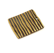 2 Antique Bronze Charm Antique Bronze Plated Charm (30x23mm) G8432