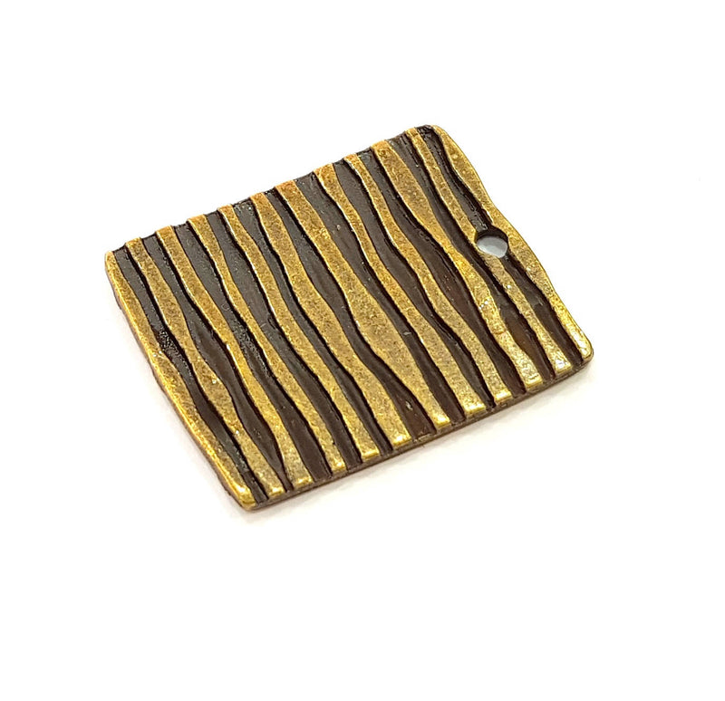 2 Antique Bronze Charm Antique Bronze Plated Charm (30x23mm) G8432