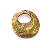 2 Antique Bronze Charm Antique Bronze Plated Charm (31x27mm) G8435