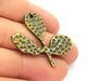 4 Leaf Charm Antique Bronze Charm (37x36mm) G8438