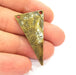 4 Triangle Pendant Antique Bronze Pendant (42x23mm) G8444