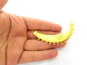 Gold Pendant Collar Pendant Gold Plated Pendant (89x19mm)  G8450