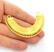 Gold Pendant Collar Pendant Gold Plated Pendant (76x16mm)  G8451