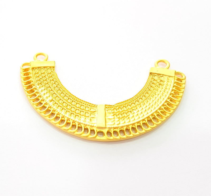 Gold Pendant Collar Pendant Gold Plated Pendant (76x16mm)  G8451