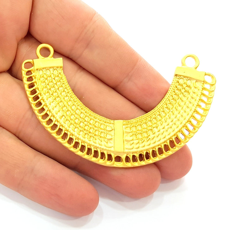 Gold Pendant Collar Pendant Gold Plated Pendant (76x16mm)  G8451