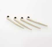 8 Silver Teeth Charm Pendant Antique Silver Plated Pendants (37x6mm)  G8460