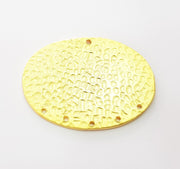 Gold Plated Connector Gold Plated Brass Charms (42x32mm)  G8484