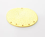 Gold Plated Connector Gold Plated Brass Charms (42x32mm)  G8484