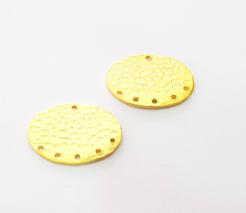 Gold Plated Connector Gold Plated Brass Charms (40x22mm)  G8489